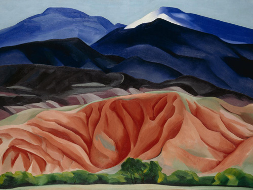 Georgia O'Keeffe, Black Mesa Landscape, New Mexico / Out Back of Maries II, 1930