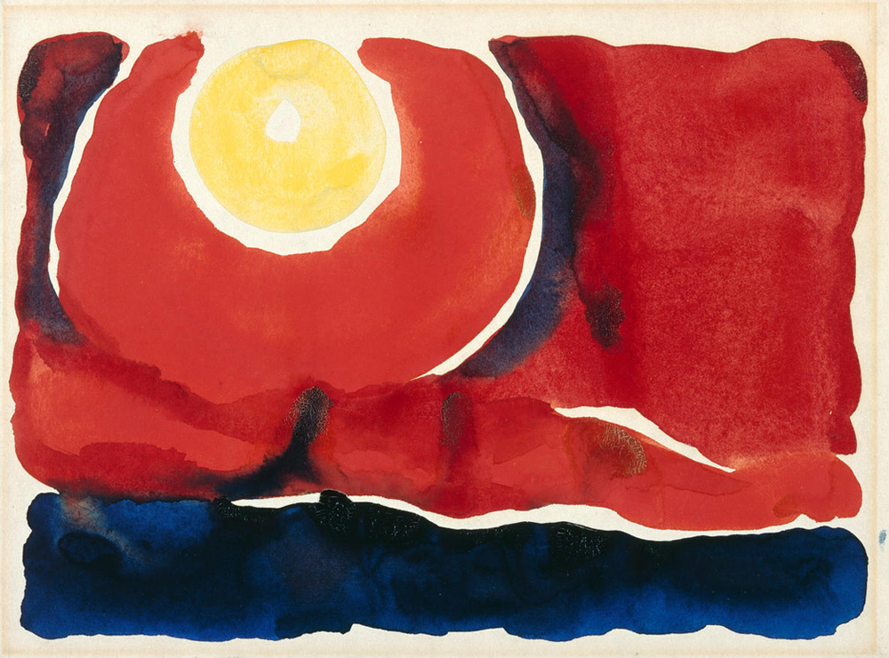 Georgia O'Keeffe, Evening Star No. VI, 1917