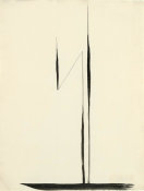 Georgia O'Keeffe - Black Lines, 1916