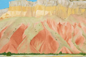 Georgia O'Keeffe - Untitled (Red and Yellow Cliffs), 1940