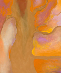 Georgia O'Keeffe - Tan, Orange, Yellow, Lavender, 1959-1960