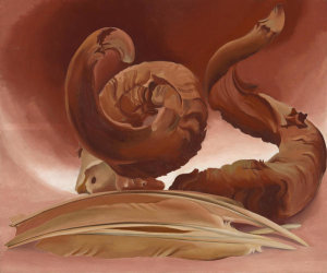 Georgia O'Keeffe - Horn and Feathers, 1937