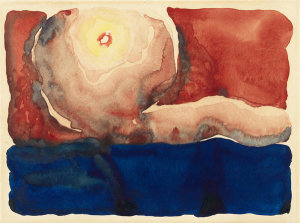 Georgia O'Keeffe - Evening Star, No. VII, 1917