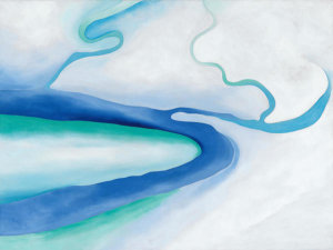 Georgia O'Keeffe - It Was Blue and Green, 1960