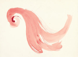 Georgia O'Keeffe - Untitled (Abstraction Red Wave), 1970s