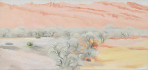 Georgia O'Keeffe - Untitled (New Mexico Landscape), ca. 1943