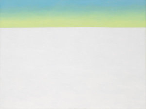 Georgia O'Keeffe - Sky Above the Flat White Cloud II, 1960–1964