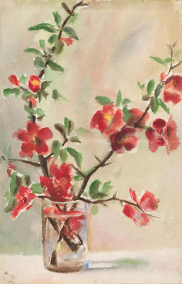 Georgia O'Keeffe - Untitled (Vase of Flowers), 1903-1905