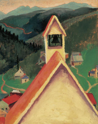 Georgia O'Keeffe - Church Bell, Ward, Colorado, 1917