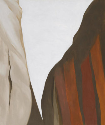 Georgia O'Keeffe - Canyon Country, White and Brown Cliffs, ca. 1965
