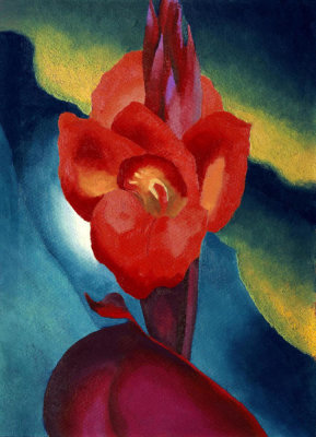 Georgia O'Keeffe - Red Canna, 1919
