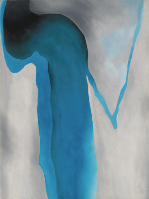 Georgia O'Keeffe - Blue Black and Grey, 1960
