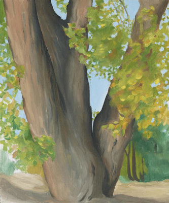 Georgia O'Keeffe - Untitled (Cottonwood Tree), 1945