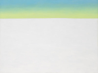 Georgia O'Keeffe - Sky Above the Flat White Cloud II, 1960–1964