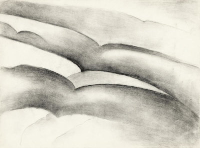 Georgia O'Keeffe - Untitled (Landscape), 1960s