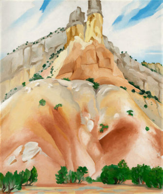 Georgia O'Keeffe - The Cliff Chimneys, 1938