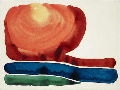 Georgia O'Keeffe - Evening Star No. II, 1917